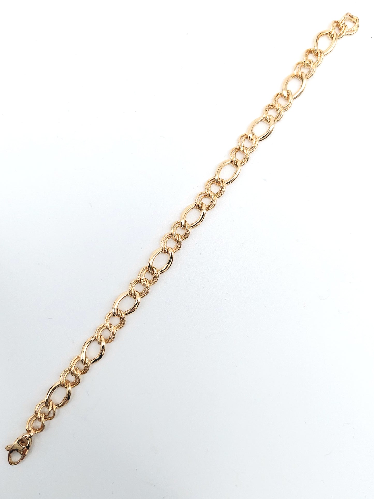 Bracciale a catena da donna in oro giallo 18 KT. BR-D-ORO054.